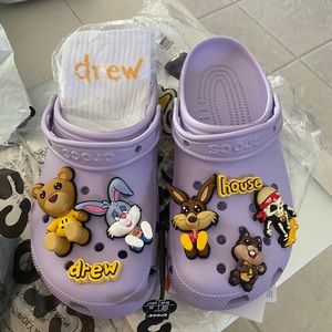 Justin Bieber Drew Crocs W9/M7